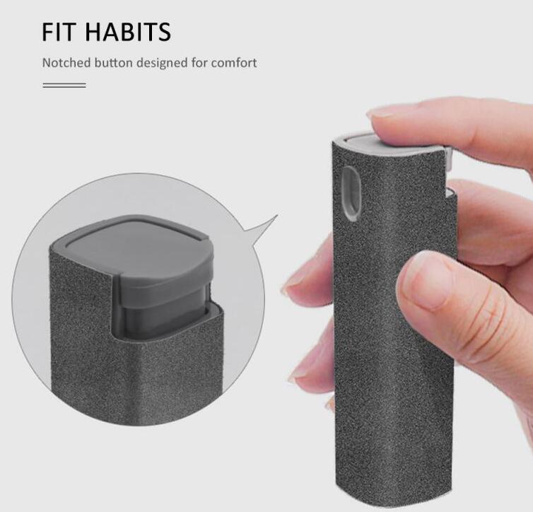 Kit 2 in 1 per la pulizia dello schermo del telefono e del computer, per la rimozione della polvere dallo schermo, set di panni in microfibra