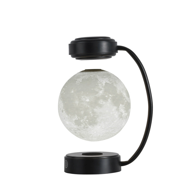 Lampada a sfera galleggiante rotante levitante magnetica senza fili a LED 3D con luce notturna a luna per scuola, ufficio, libreria, decorazione per la casa