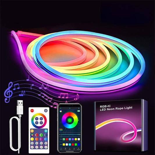 Tekital AuraGlow™ – Striscia LED Smart RGB con Music Sync