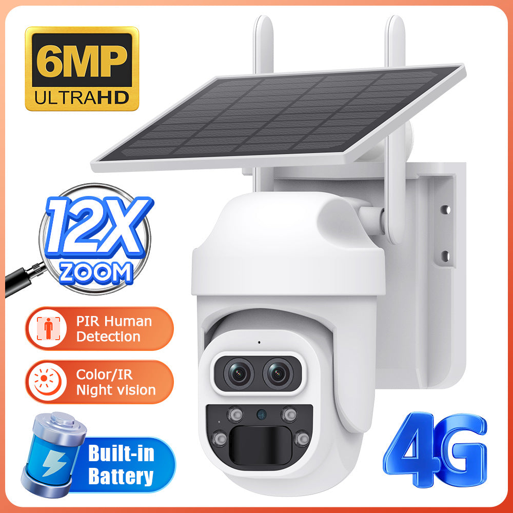 Long Battery Life Wireless WiFi Camera - Outdoor Security for Courtyard & Garden, AI Motion Detection, Waterproof.