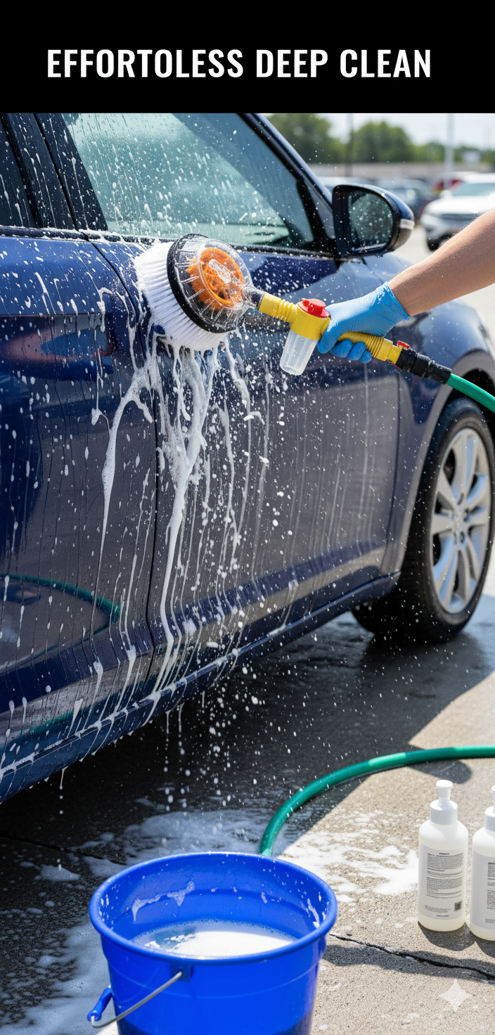 Spazzola rotante per lavaggio auto